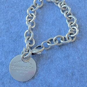 Tiffany & Co. round tag bracelet